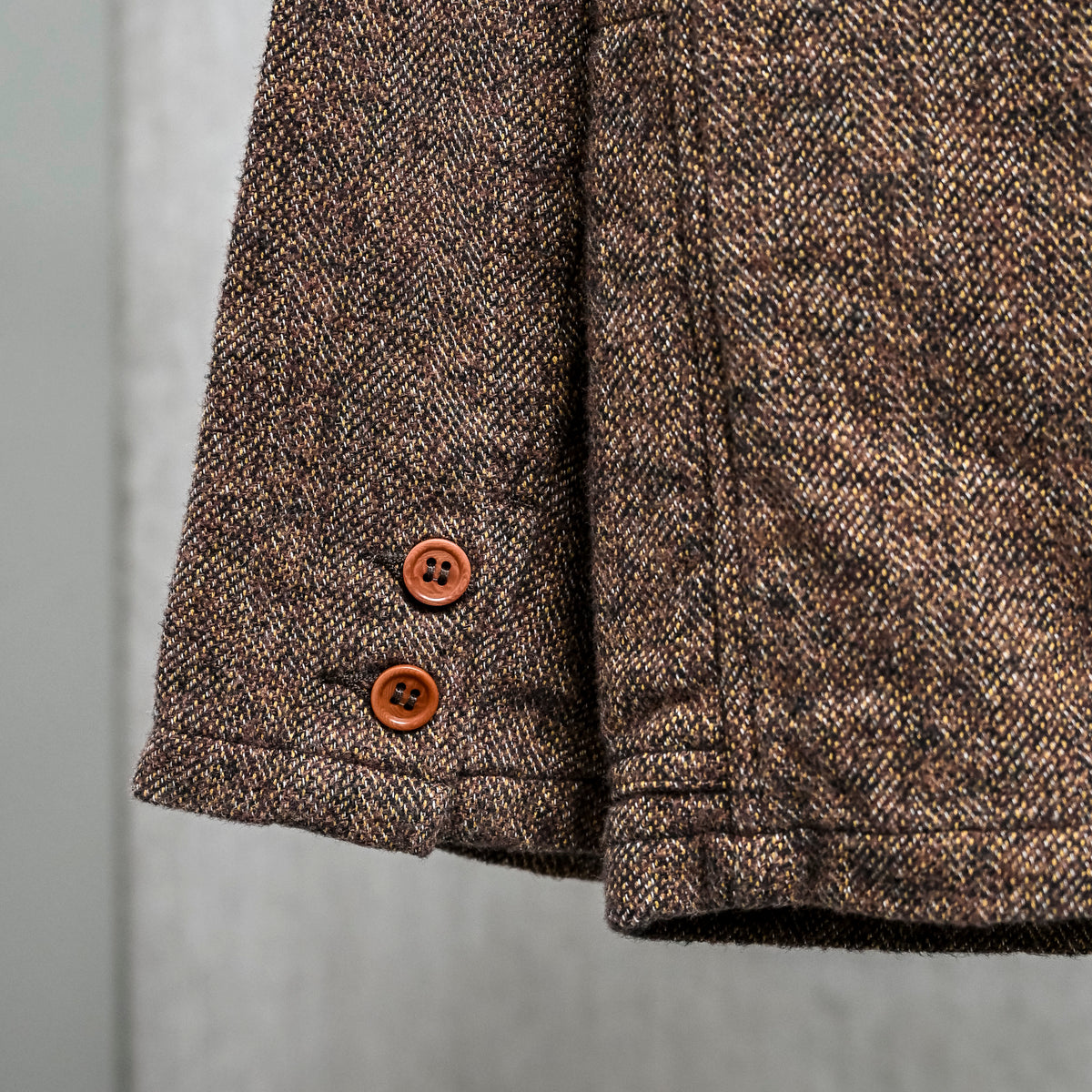 The Corona Utility CJ009 Sumit Hunter Jacket Tweedy Cotton Brown