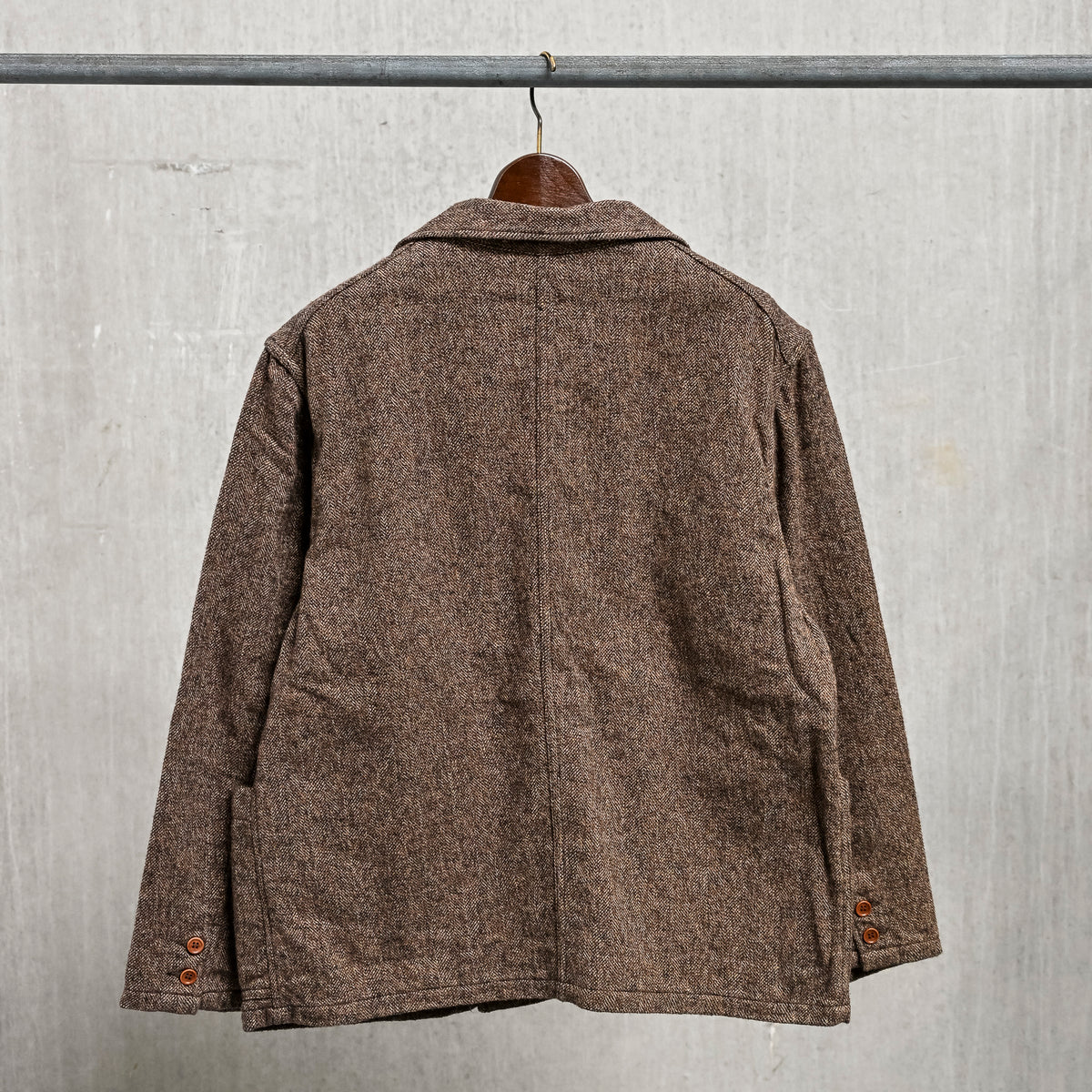The Corona Utility CJ009 Sumit Hunter Jacket Tweedy Cotton Brown