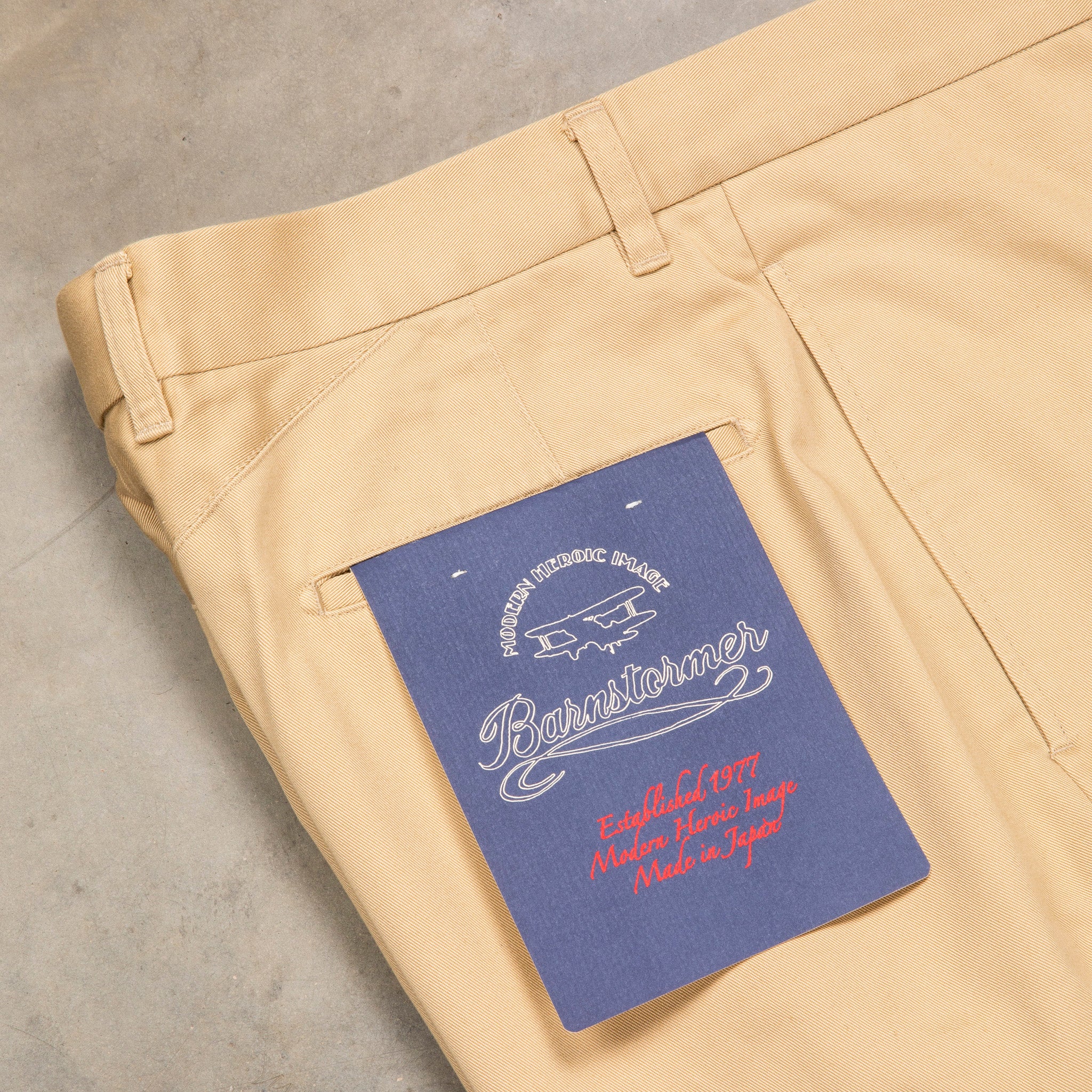 Barnstormer 1952UC Chino Cotton Twill Beige – Frans Boone Store