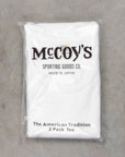 The Real McCoy's Two Pack Undershirts White