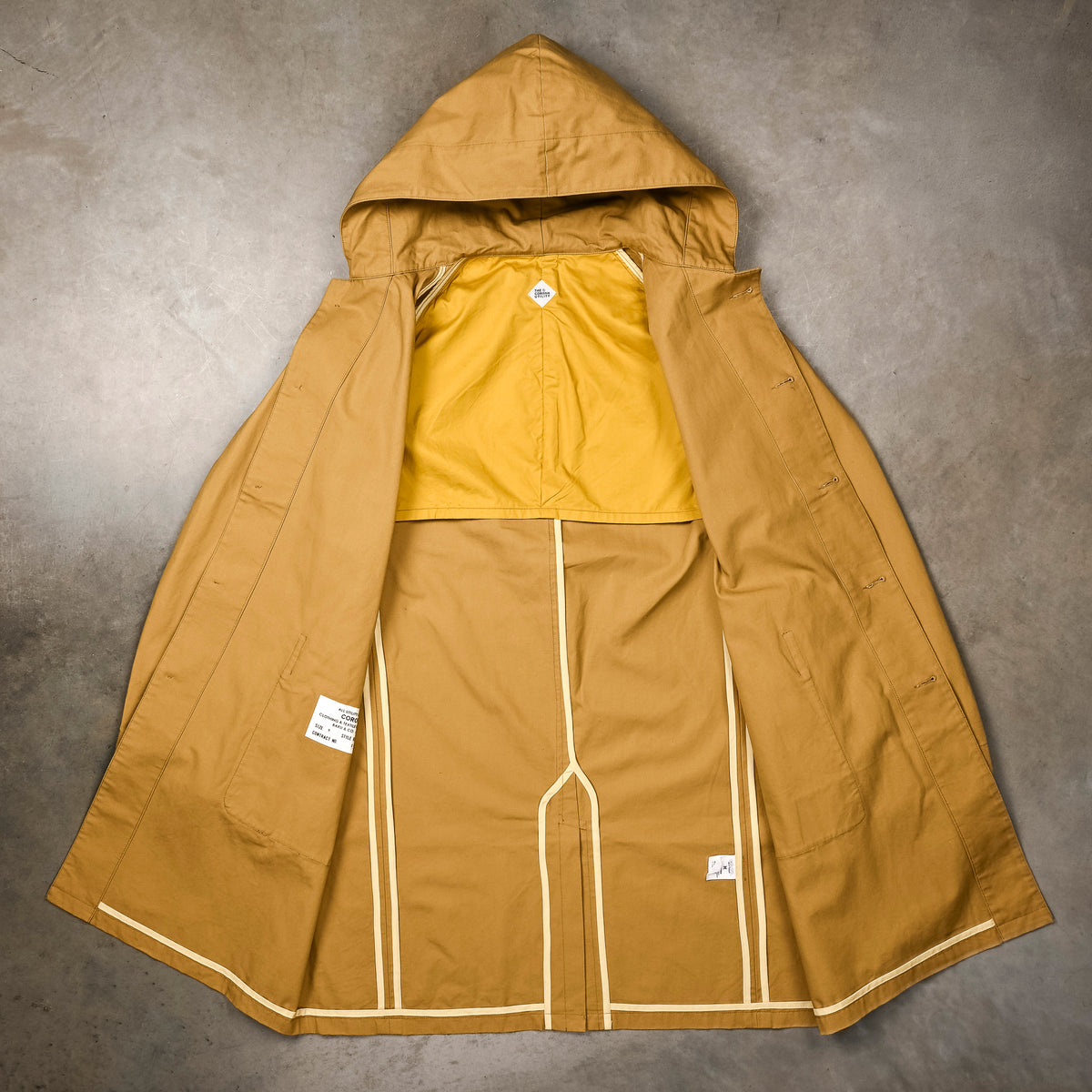 The Corona Utility Up Duster Parka Hunting Oxford Dry Khaki