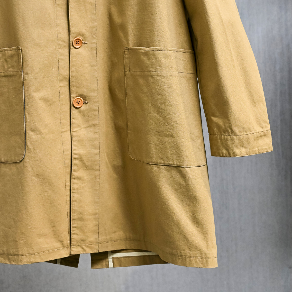 The Corona Utility Up Duster Parka Hunting Oxford Dry Khaki