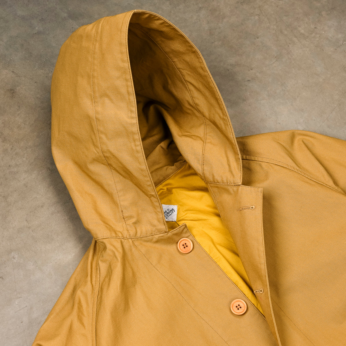 The Corona Utility Up Duster Parka Hunting Oxford Dry Khaki