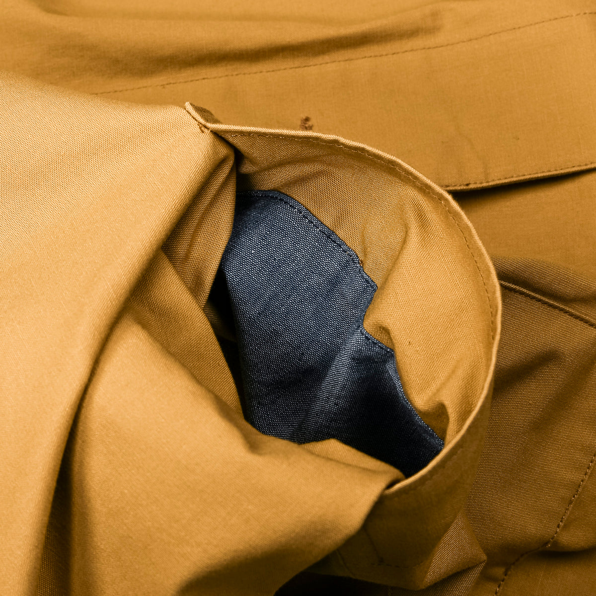 The Corona Utility Up Duster Parka Hunting Oxford Dry Khaki