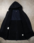 The Corona Utility Up Duster Parka Coat Beach Pile Navy