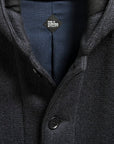 The Corona Utility Up Duster Parka Coat Beach Pile Navy