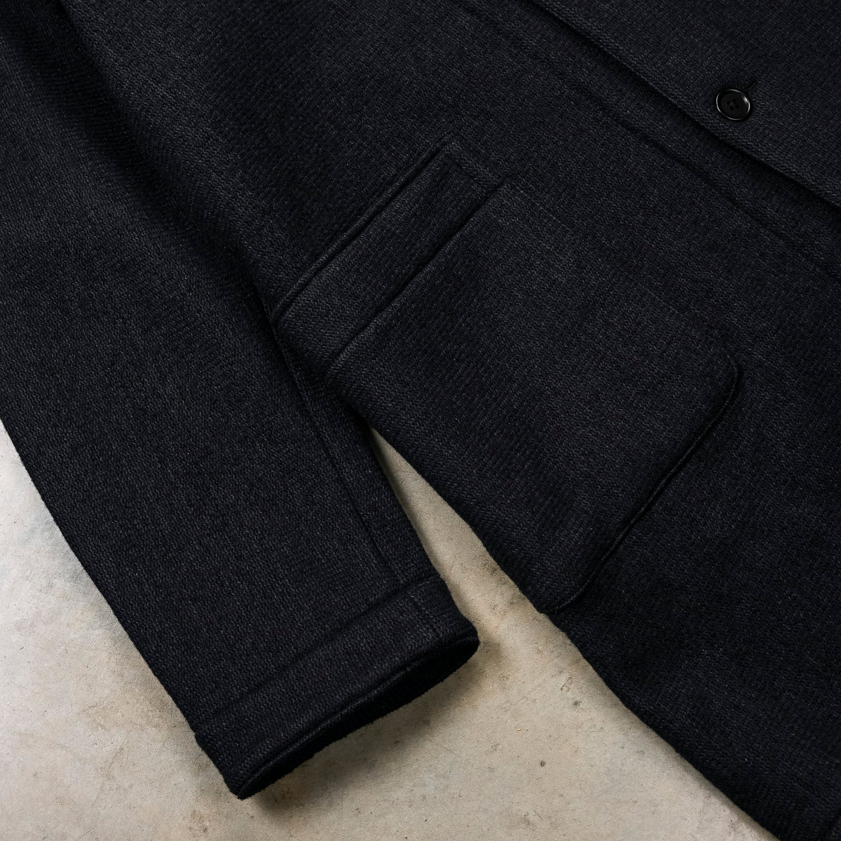 The Corona Utility Up Duster Parka Coat Beach Pile Navy