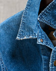 Remi Relief Chore Jacket 9.5 Oz Denim Used Wash