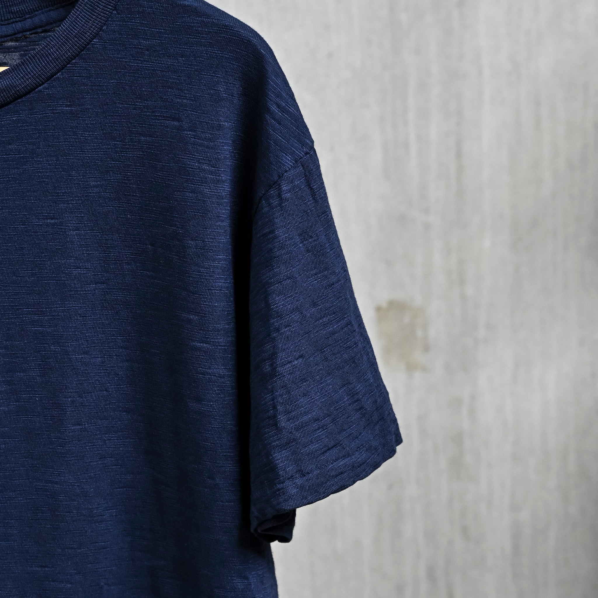 Velva Sheen Roll Tee in Navy
