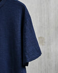 Velva Sheen Roll Tee in Navy
