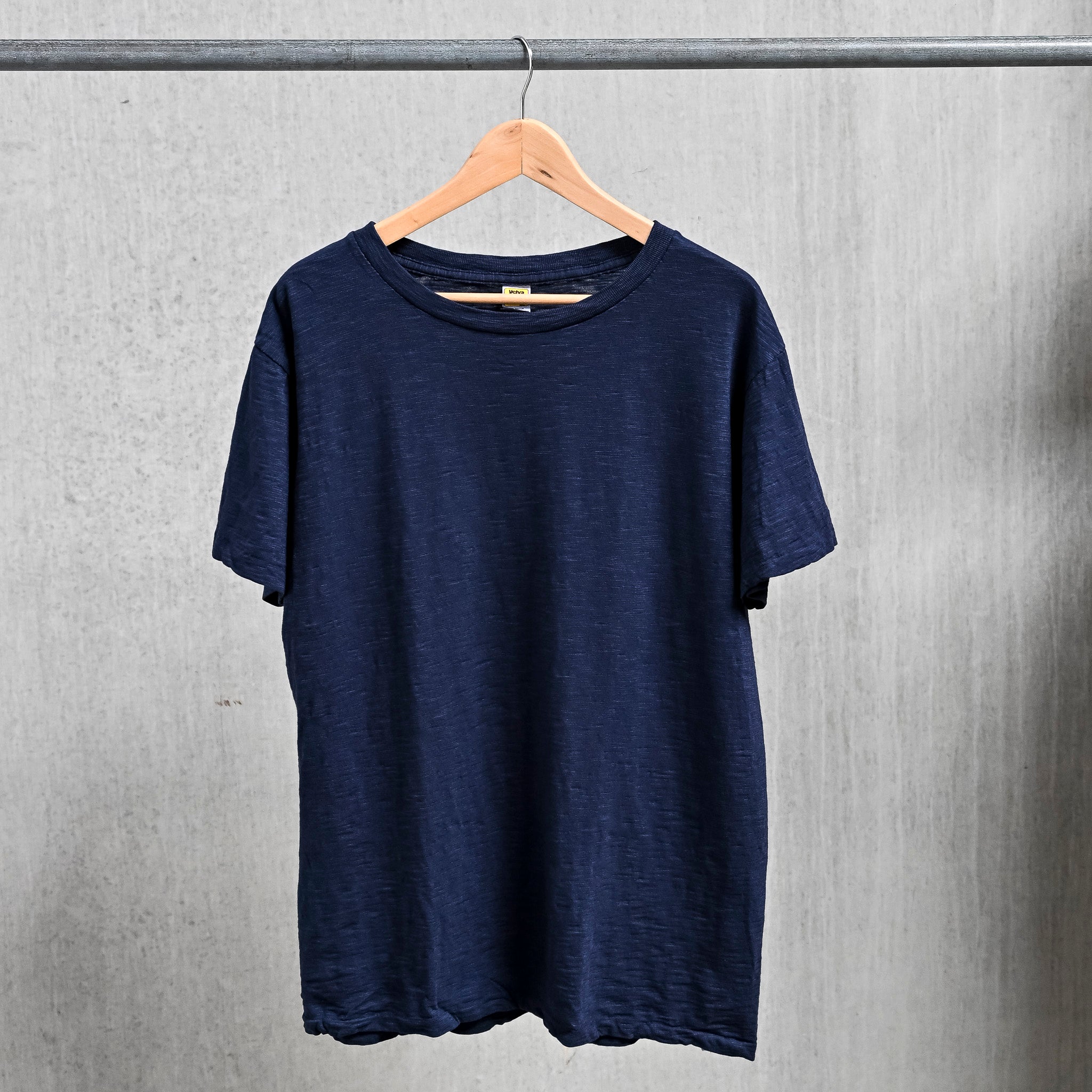 Velva Sheen Roll Tee in Navy