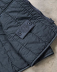 Stone Island Ghost Cotton Linen Canvas Quilted-TC Vest Slate Blue