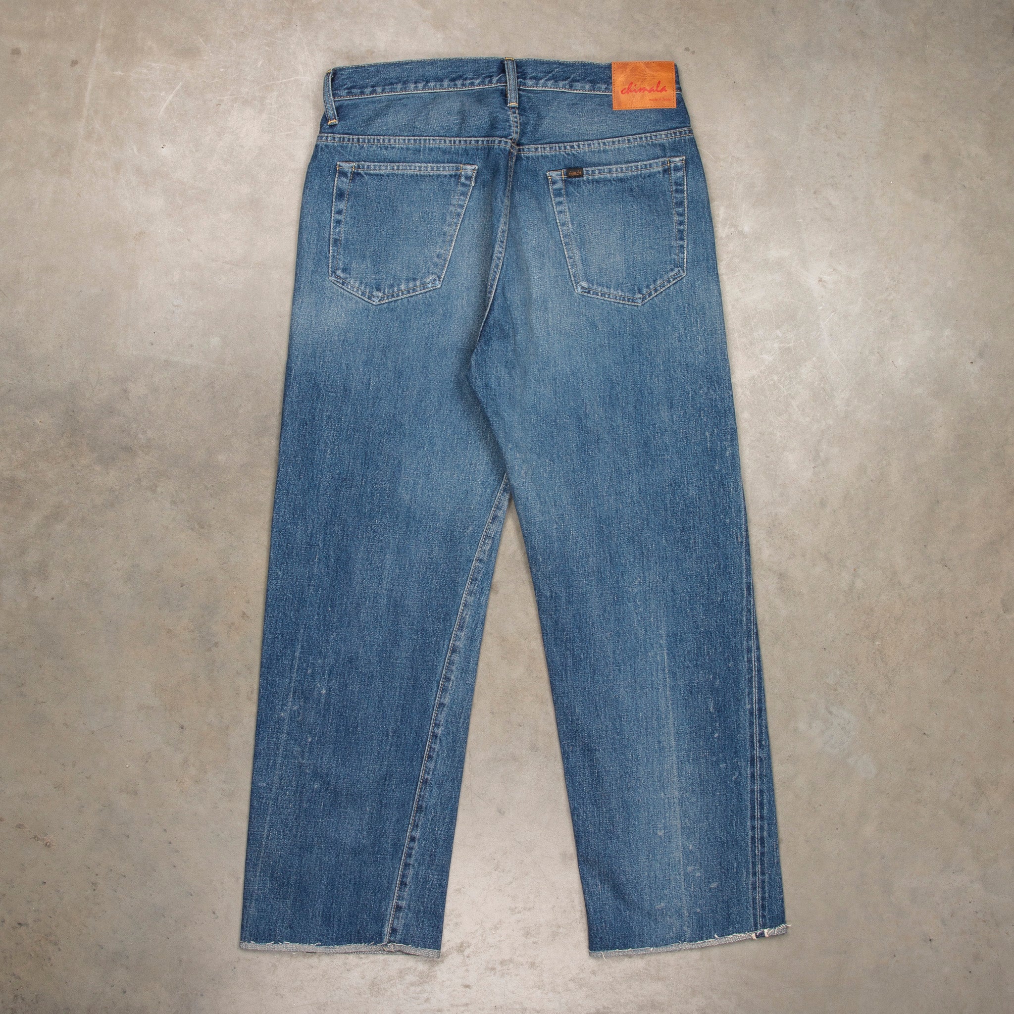 Chimala 13.5 Oz Denim Vintage Ankle Cut Medium Wash – Frans Boone