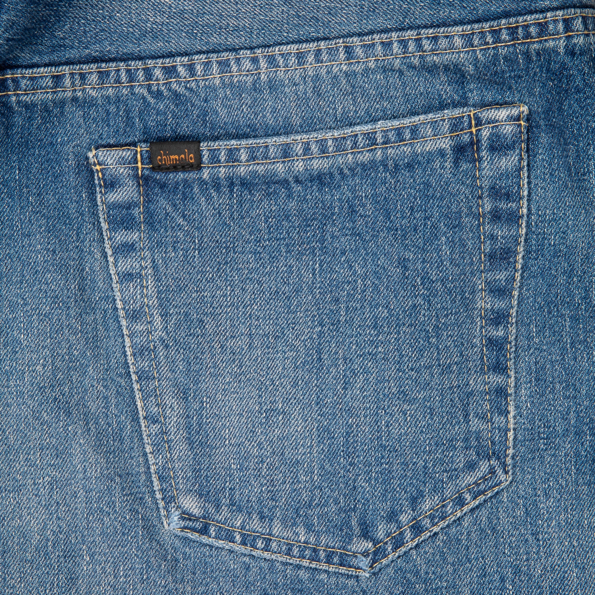 Chimala 13.5 Oz Denim Vintage Ankle Cut Medium Wash
