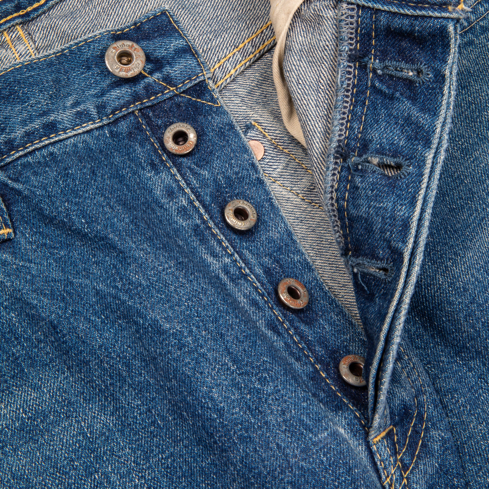 Chimala 13.5 Oz Denim Vintage Ankle Cut Medium Wash