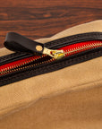 Croots Vintage Canvas Wash Bag Sand