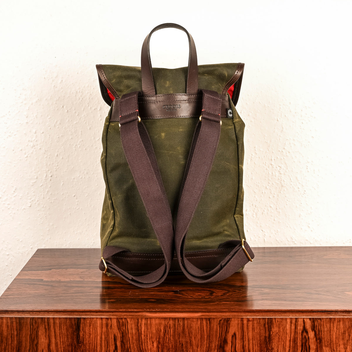 Croots Rucksack Croots Lightweight Waxed Rucksack Green – Frans Boone Store