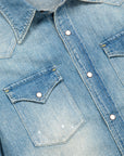 Fullcount 4894HW Western Denim Shirt Washed