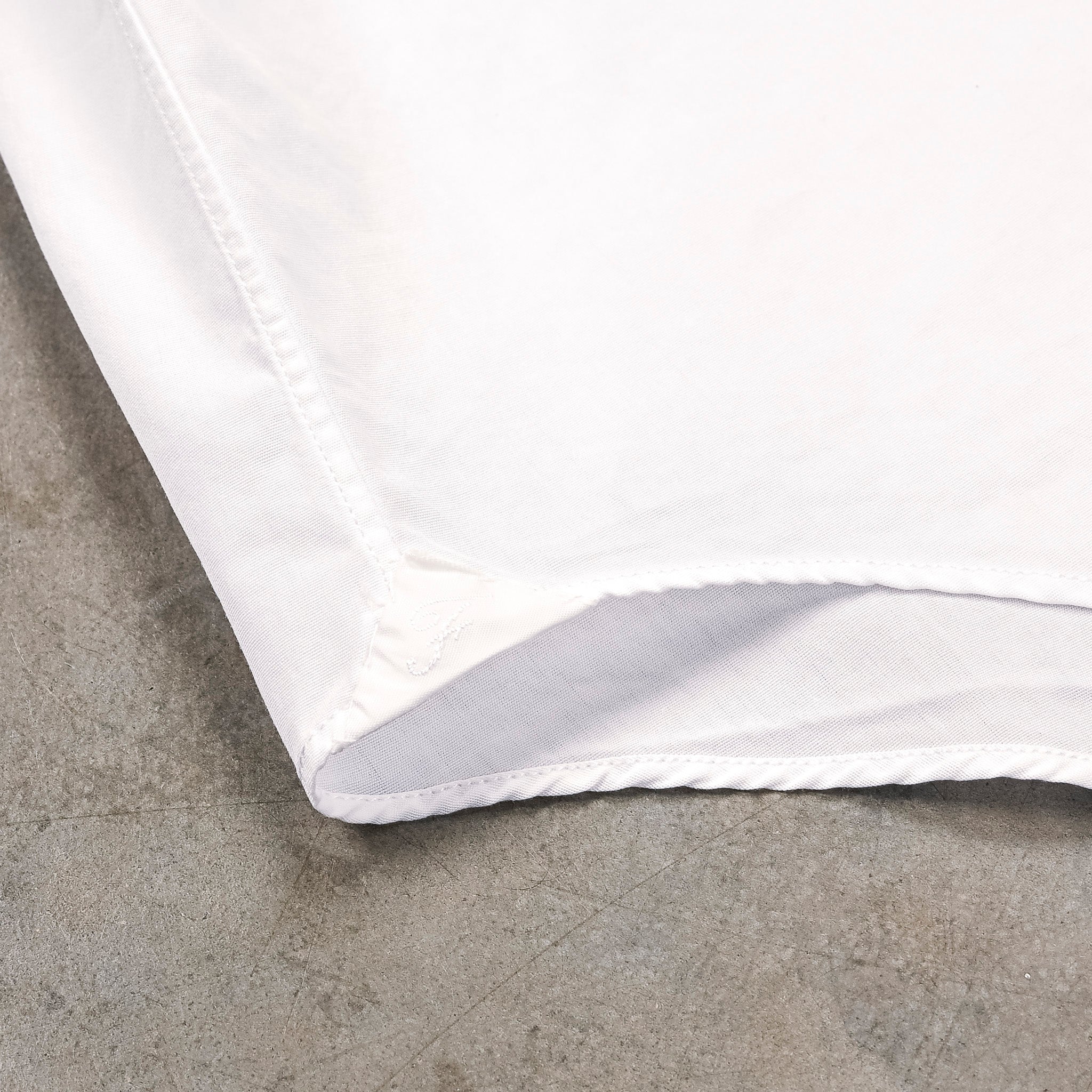 Finamore Tokyo Shirt Sergio Collar White Alumo Poplin