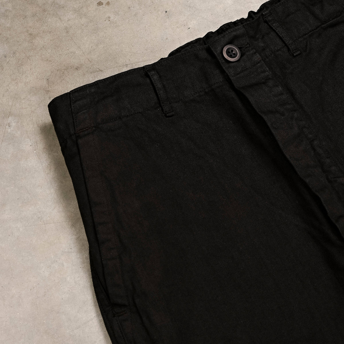 Orslow Wide Fit French Work Pants Black