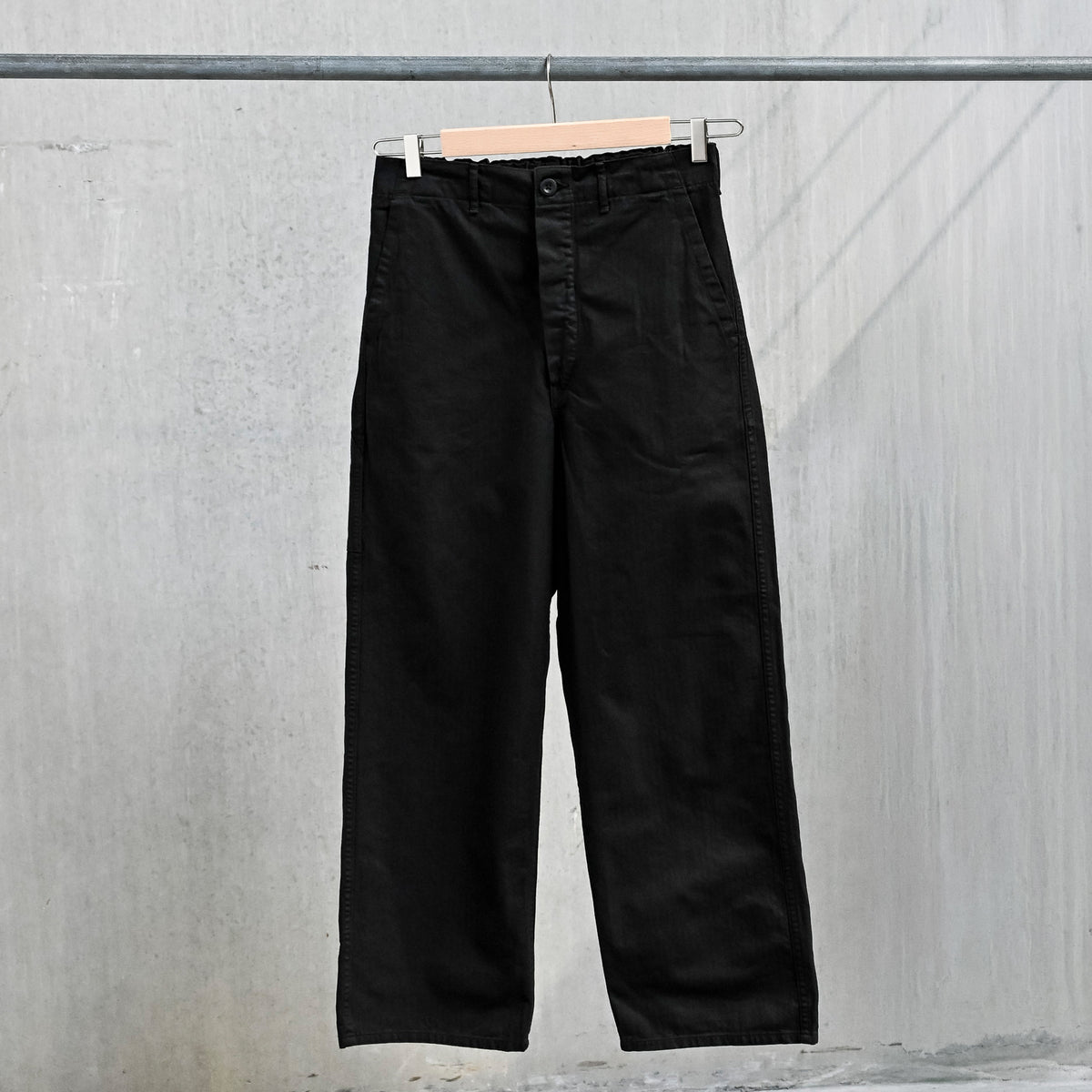 Orslow Wide Fit French Work Pants Black