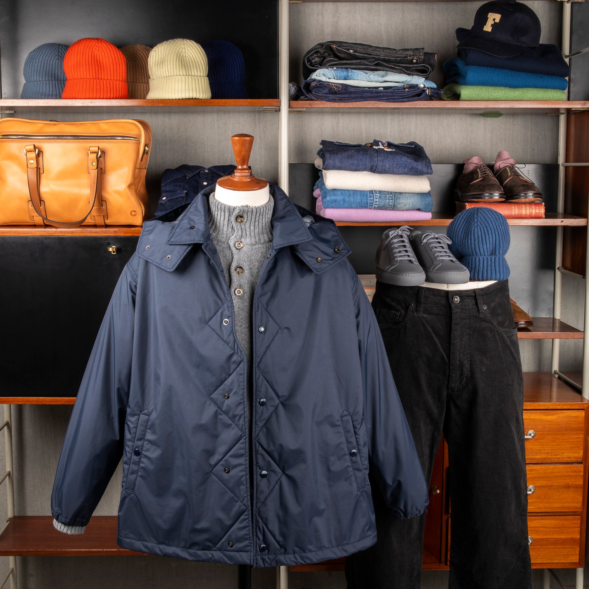 Engineered Garments Wind Breaker 3L Nylon Navy – Frans Boone