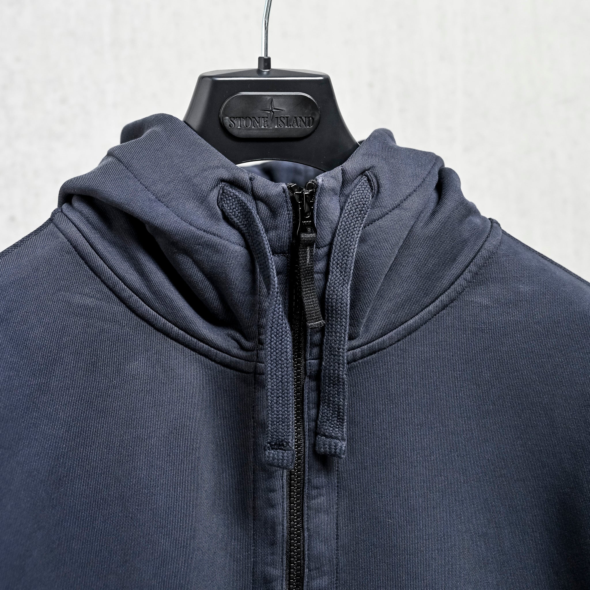 Stone Island Zip-up Hoodie Oversized-fit Blue Navy – Frans Boone Store