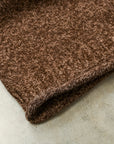 Olde H & Daughter Wool Cashmere Zip Polo Fuzz