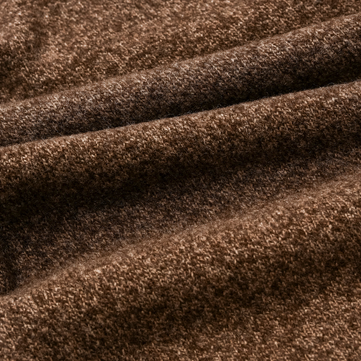 Olde H &amp; Daughter Wool Cashmere Zip Polo Fuzz