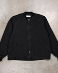 Chimala Canvas Zipup Jacket Sulfur Dyed Black