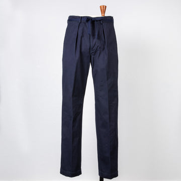 Coherence Alain Pants Selvedge Yacht Canvas Dark Blue