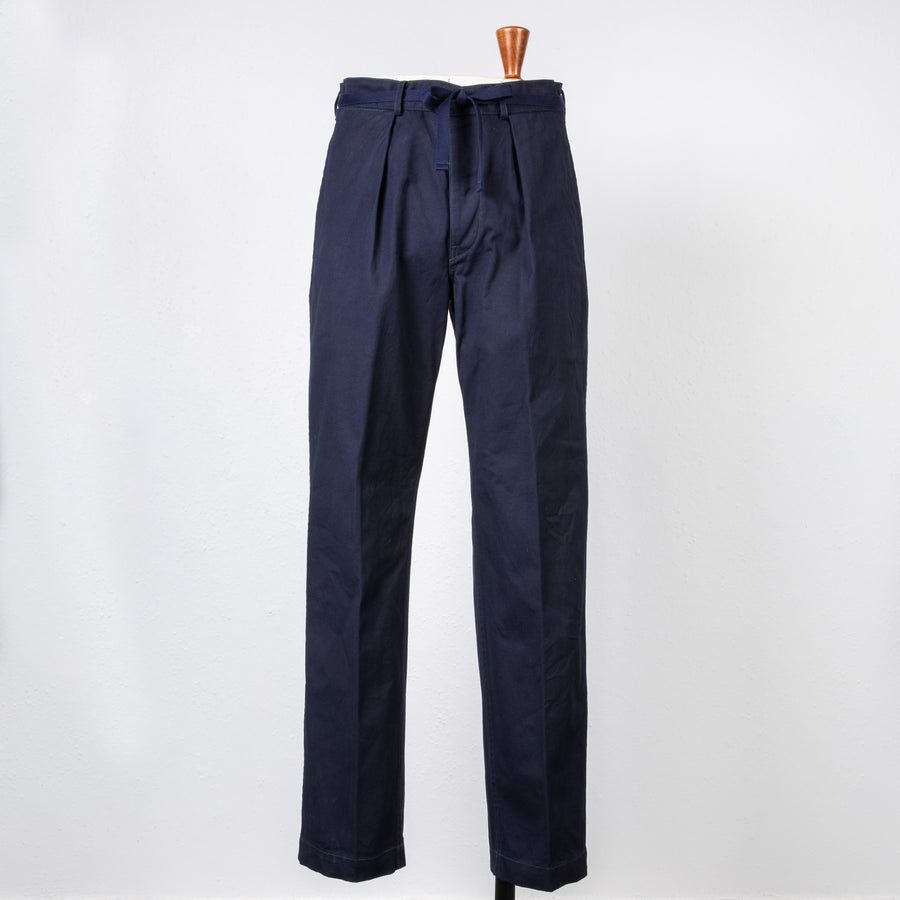 Coherence Alain Pants Selvedge Yacht Canvas Dark Blue