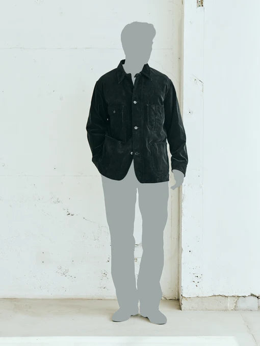 Cohérence Jackson Jacket 10-Wale Corduroy Black