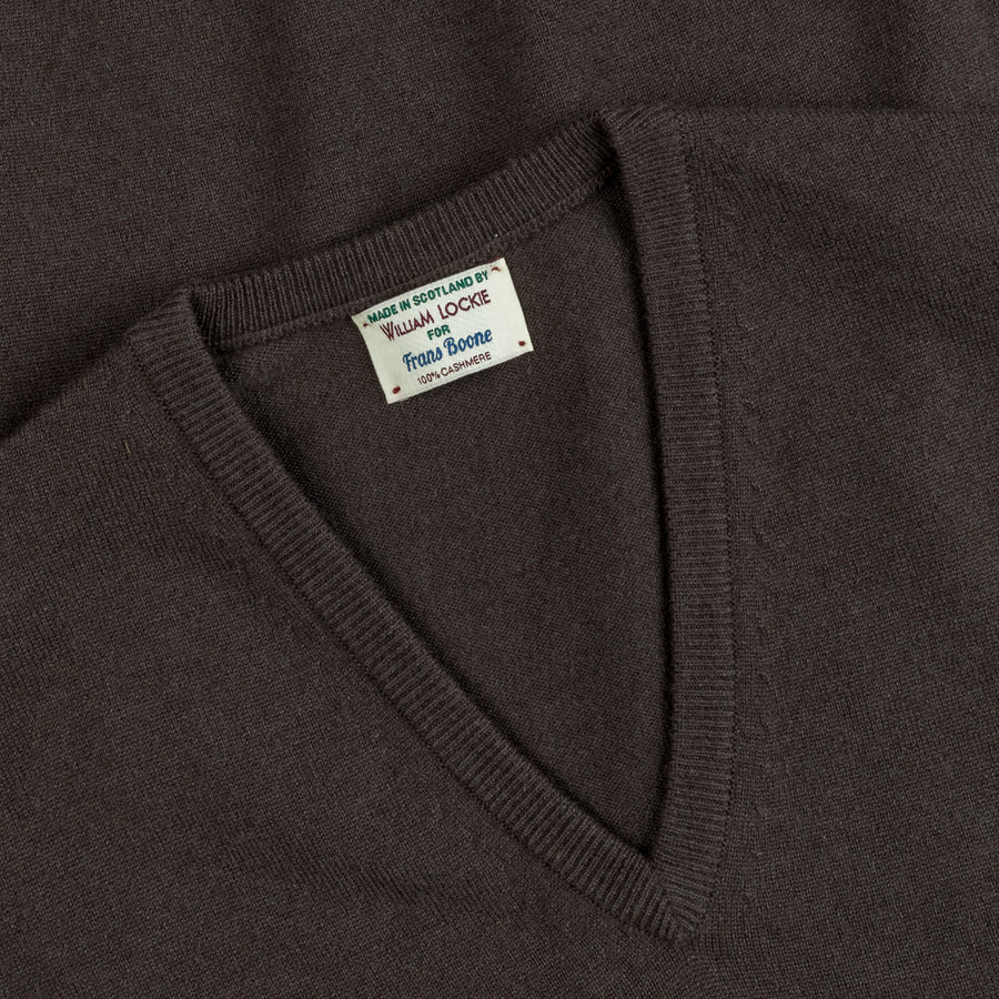 William Lockie Oxton Cashmere V-Neck Scout