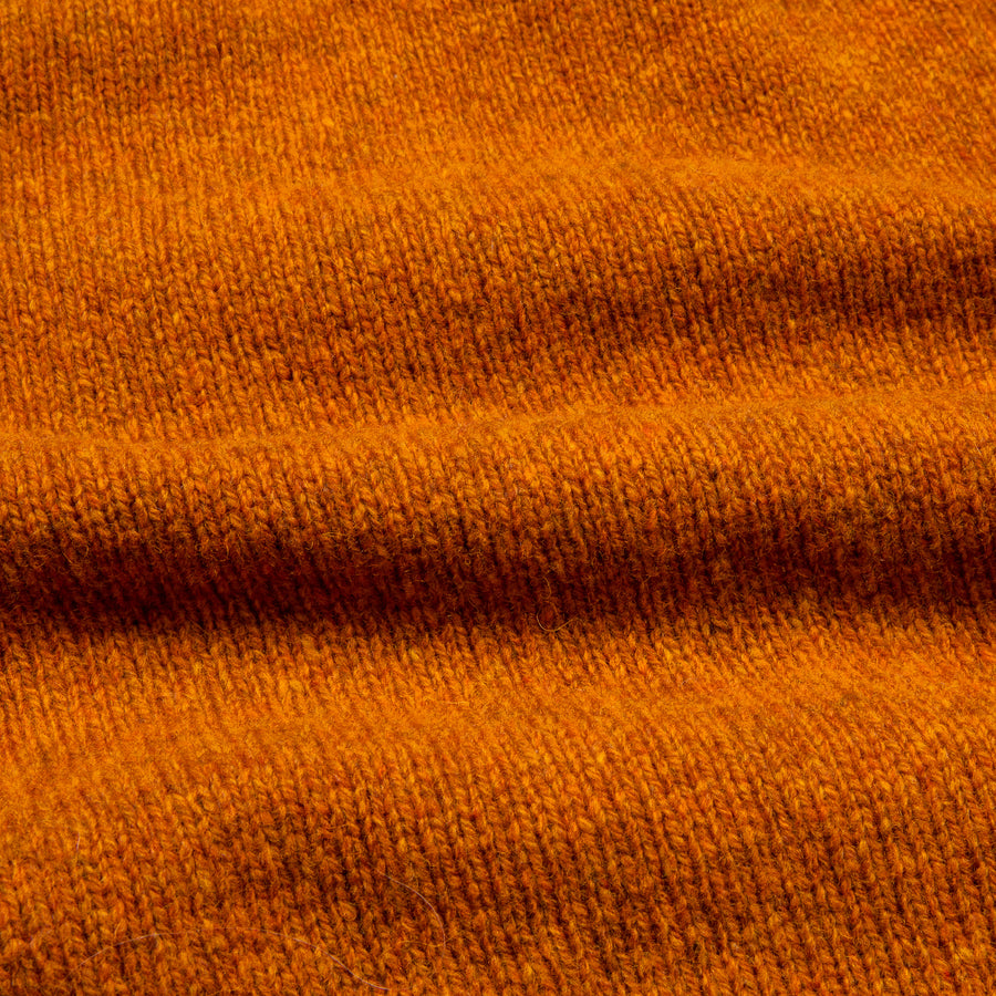 Laurence J. Smith  Super soft Seamless Crew Neck Pullover Vintage Orange