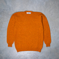 Laurence J. Smith  Super soft Seamless Crew Neck Pullover Vintage Orange