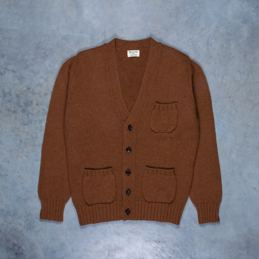 William Lockie x Frans Boone Alain 3-Pocket Cardigan Lambswool Spaniel