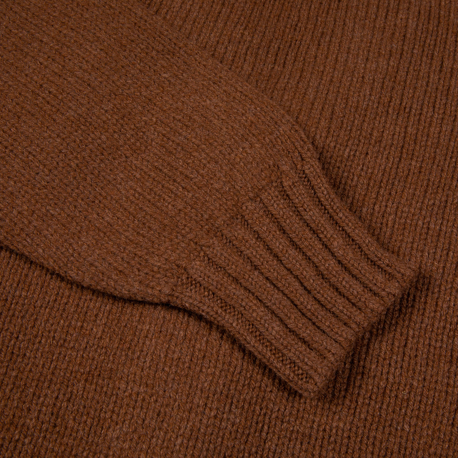 William Lockie x Frans Boone Alain 3-Pocket Cardigan Lambswool Spaniel