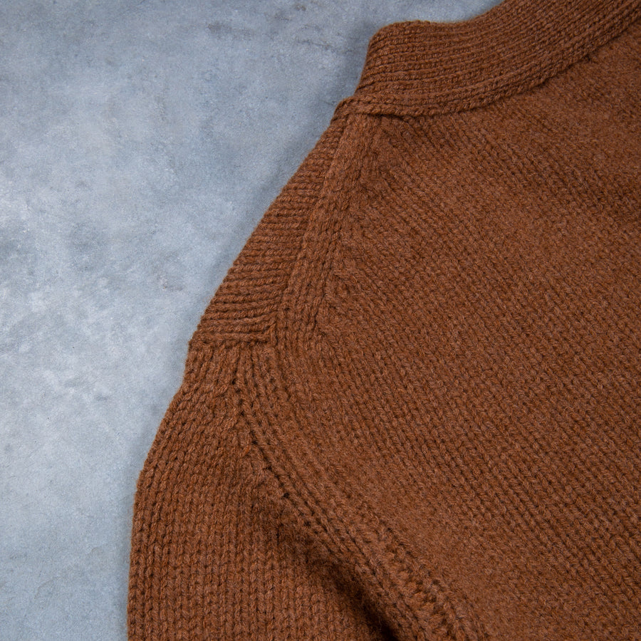 William Lockie x Frans Boone Alain 3-Pocket Cardigan Lambswool Spaniel