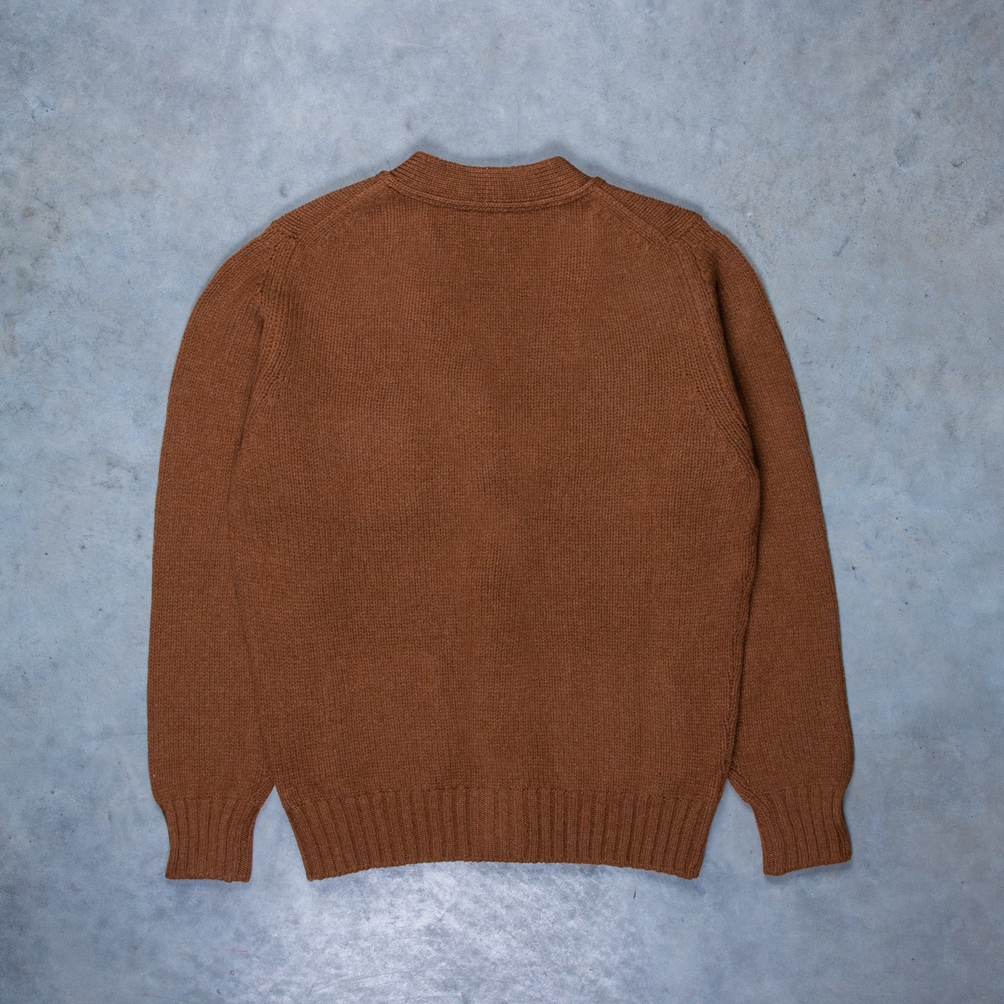 William Lockie x Frans Boone Alain 3-Pocket Cardigan Lambswool Spaniel