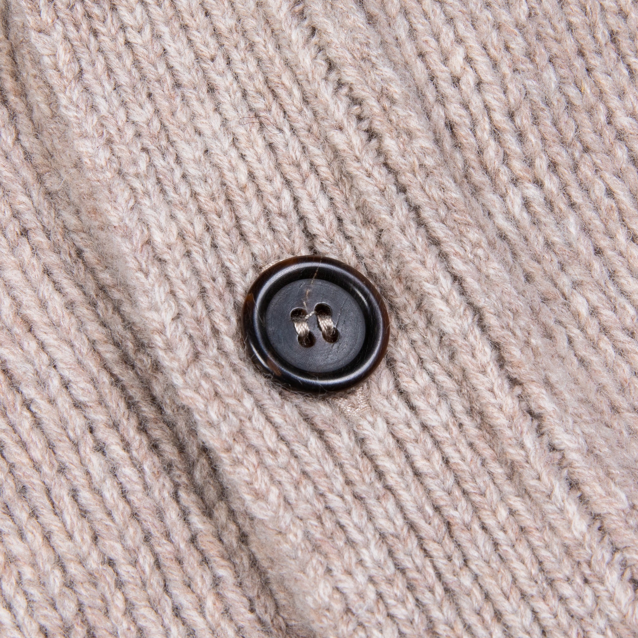 William Lockie x Frans Boone Alain 3-Pocket Cardigan Lambswool Cobble