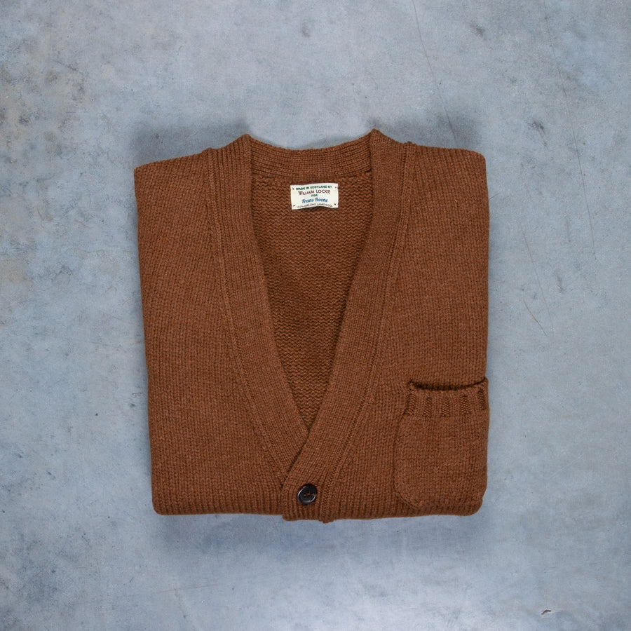 William Lockie x Frans Boone Alain 3-Pocket Cardigan Lambswool Spaniel