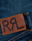 RRL High Slim Jeans Bayview wash