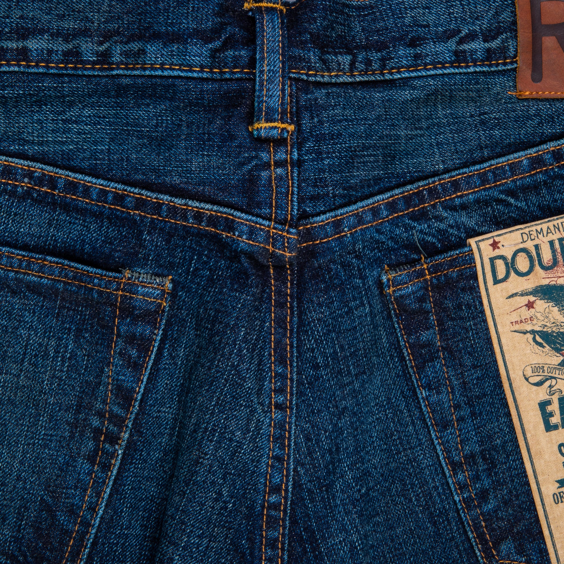 RRL High Slim Jeans Bayview wash