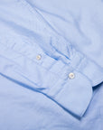 Finamore Gaeta Shirt Lucio Collar washed oxford celeste