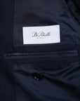 De Petrillo x Frans Boone Possilipo Jacket Fox Flannel Navy Blue Hopsack