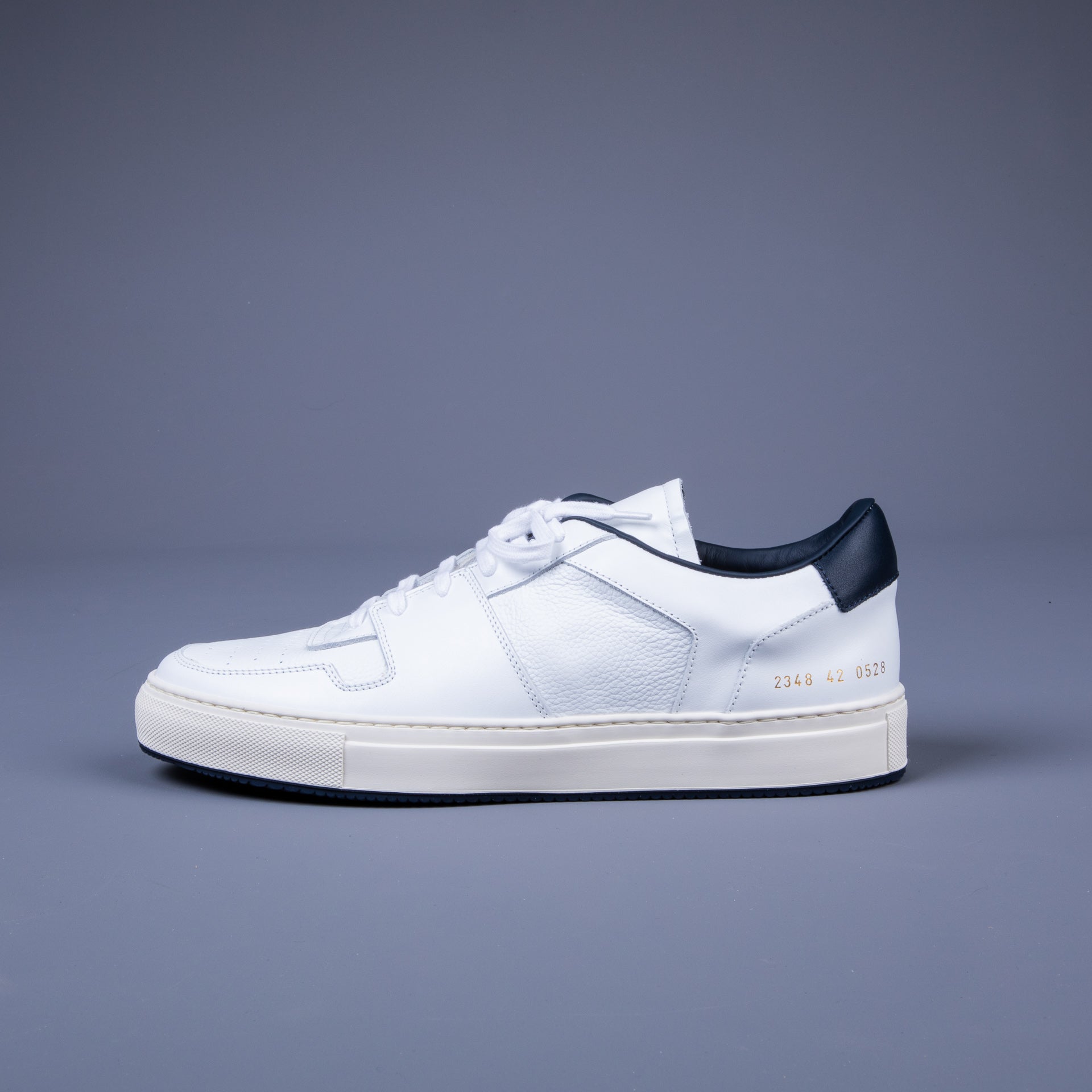 Common Projects Decades Low White/Navy
