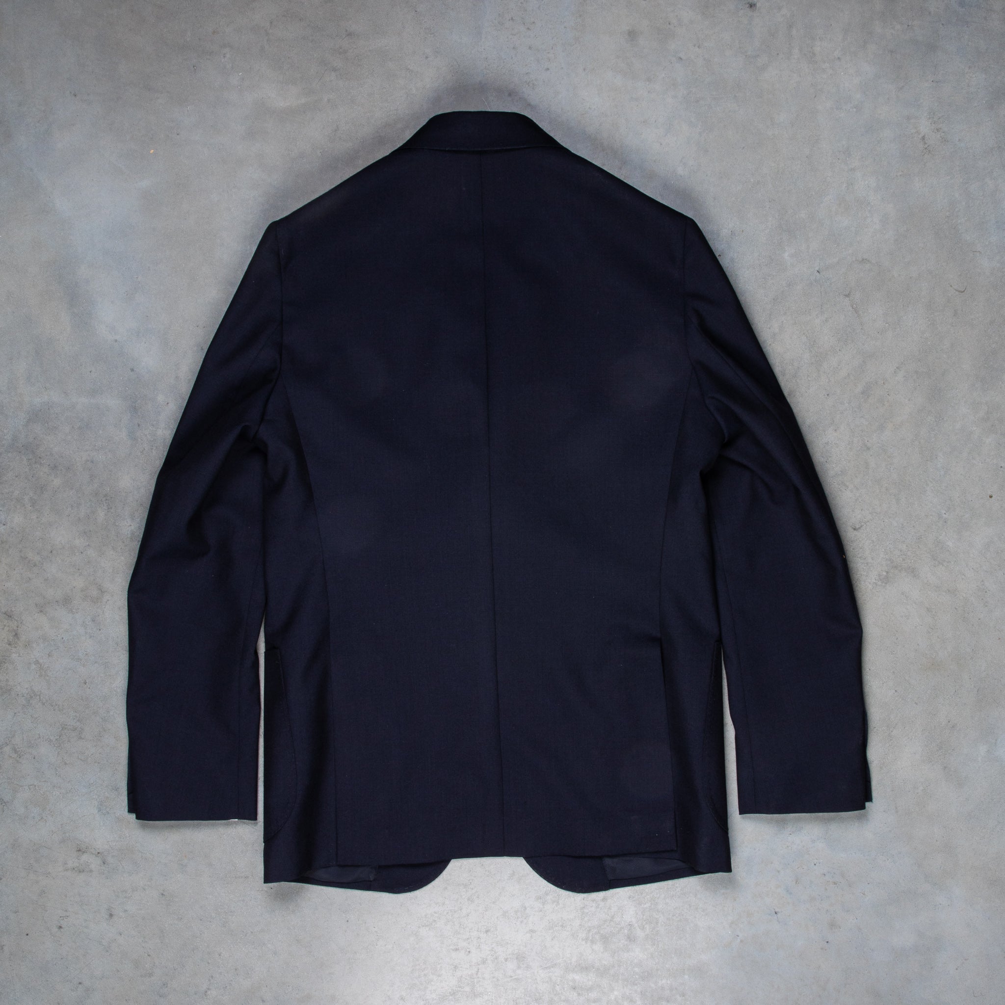 De Petrillo x Frans Boone Possilipo Jacket Fox Flannel Navy Blue Hopsack