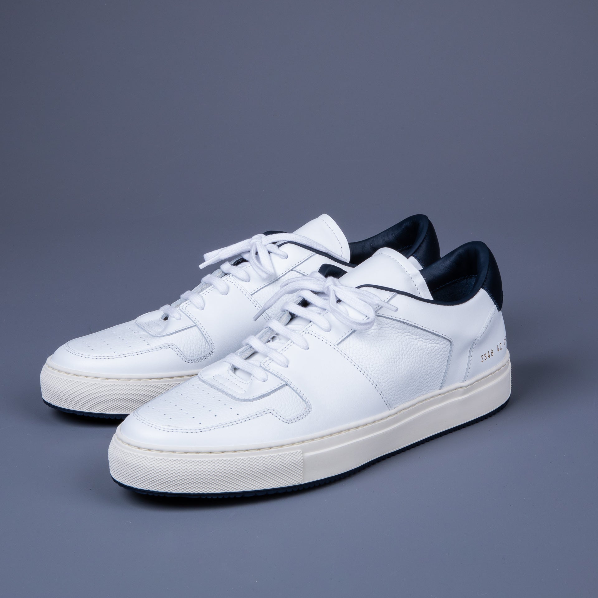 Common Projects Decades Low White/Navy