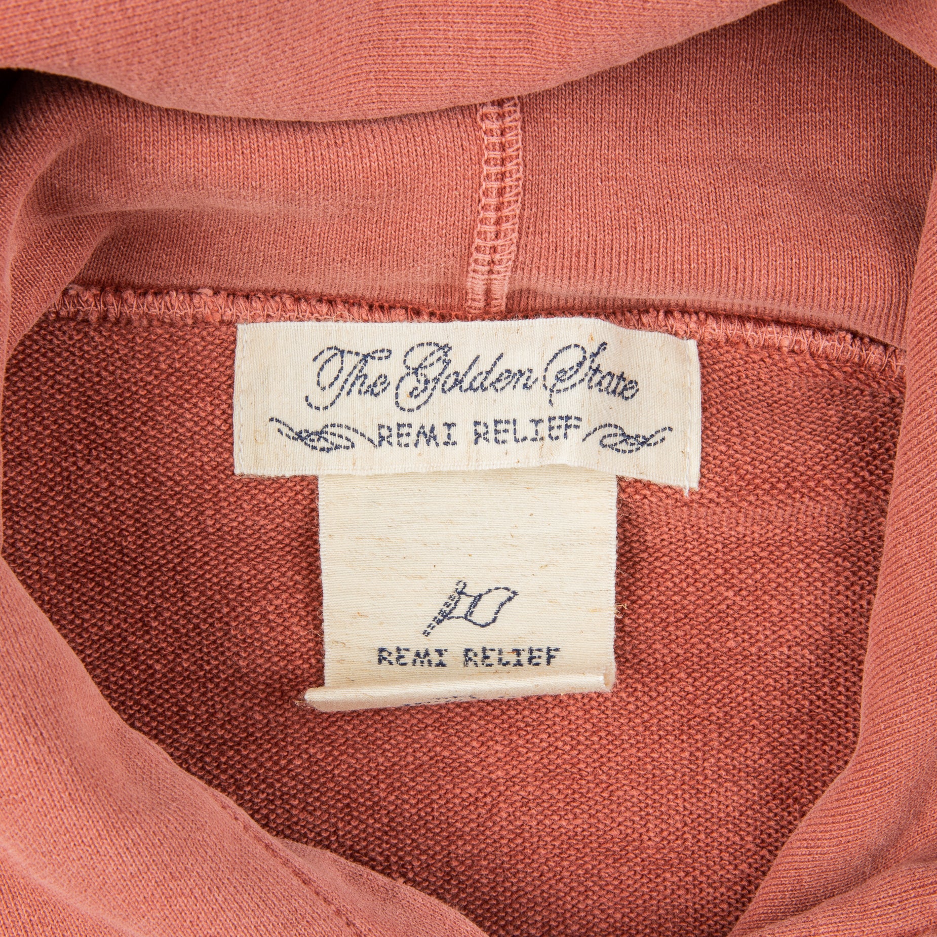 Remi Relief Hooded Sweat Red